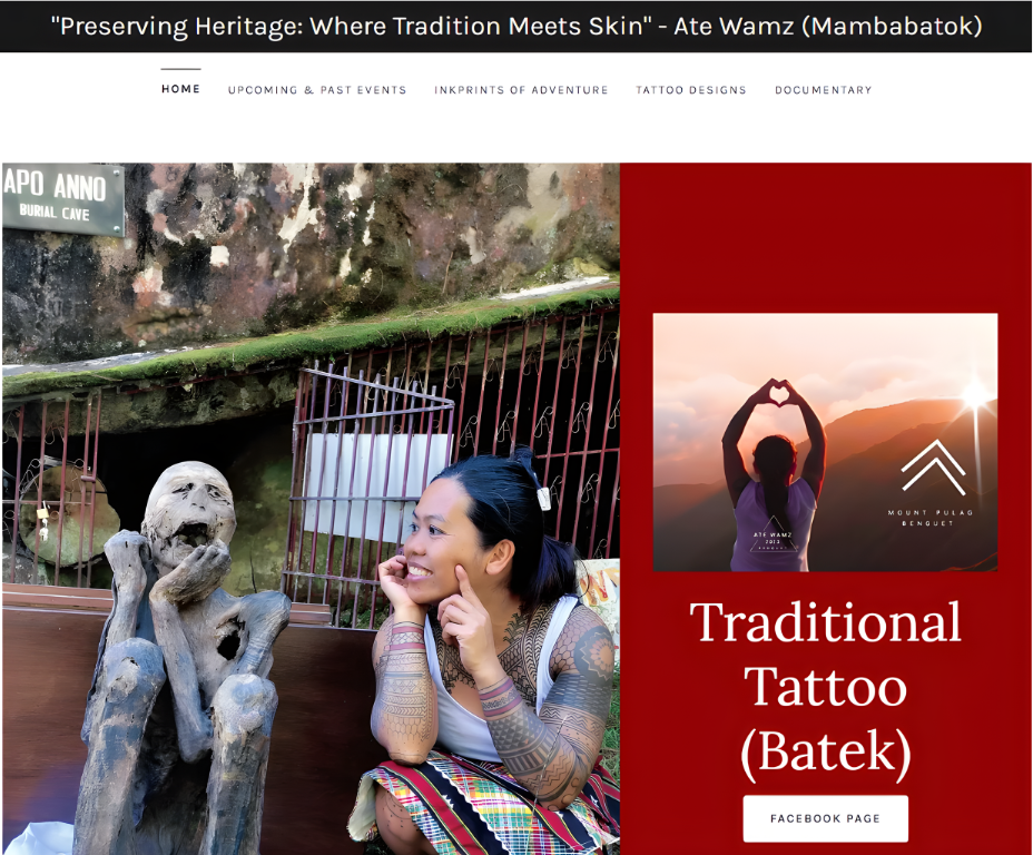 Ate Wamz website homepage screenshot